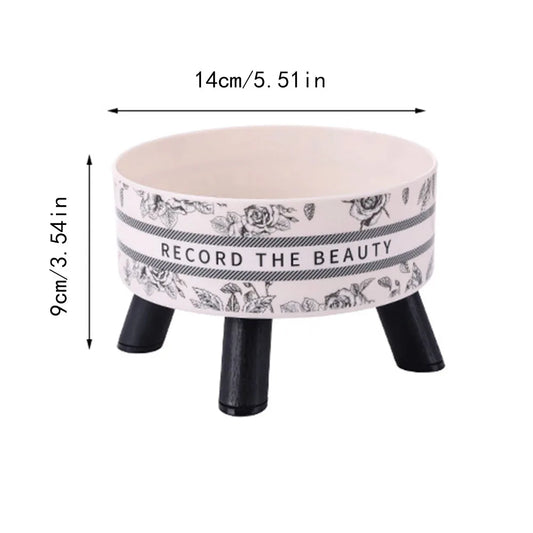 Stainless Steel Elevated Pet Bowls - Cat Dog Food Water Dishes, Raised Feeding Bowls for Pets